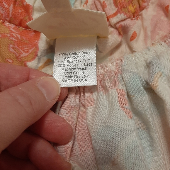 Magpie and Mabel Girls pink and green floral skirt. 2T Adorable - Picture 4 of 5